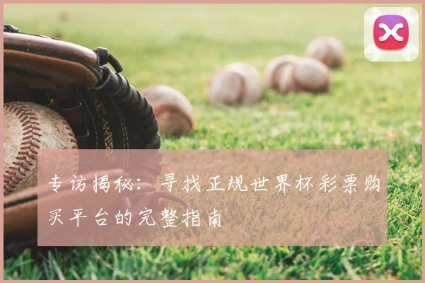 专访揭秘:寻找正规世界杯彩票购买平台的完整指南