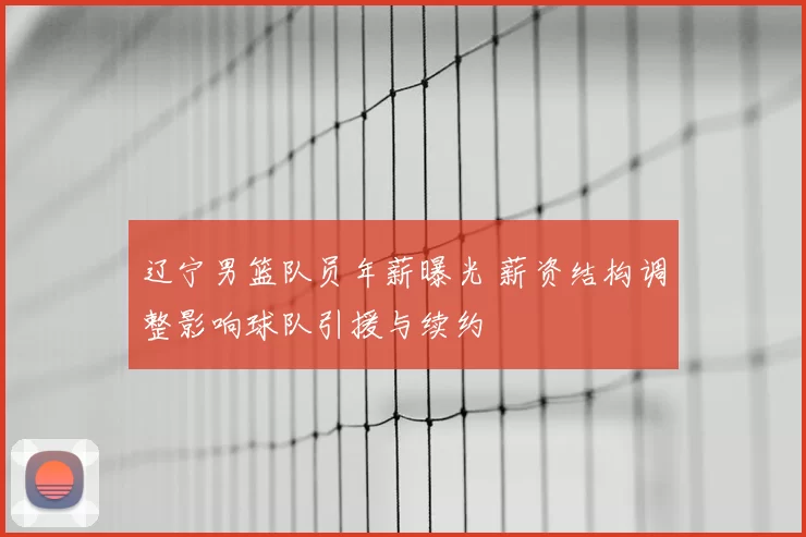 辽宁男篮队员年薪曝光 薪资结构调整影响球队引援与续约